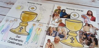 The Eucharist Unites Heaven and Earth: A craft for a lesson on the Eucharist