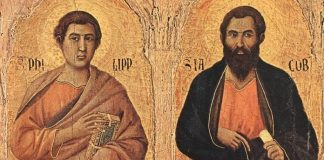Celebrating Saints–Philip and James–May 3rd