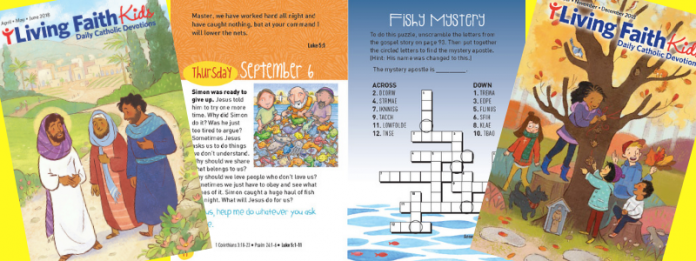 Find a “Little Way” every day with Living Faith Kids!